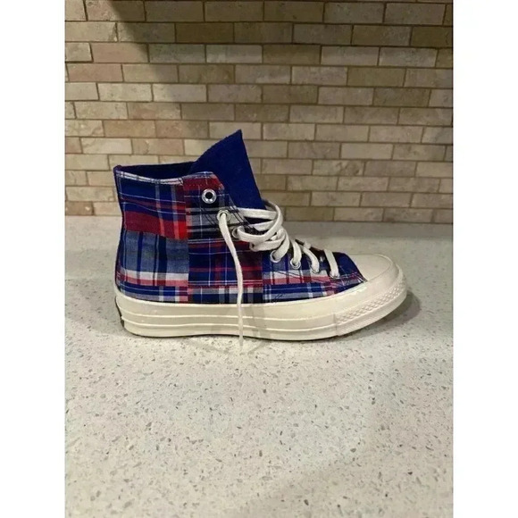 Converse Women's‎ Navy and Red Trainers  b39 - Picture 3 of 9